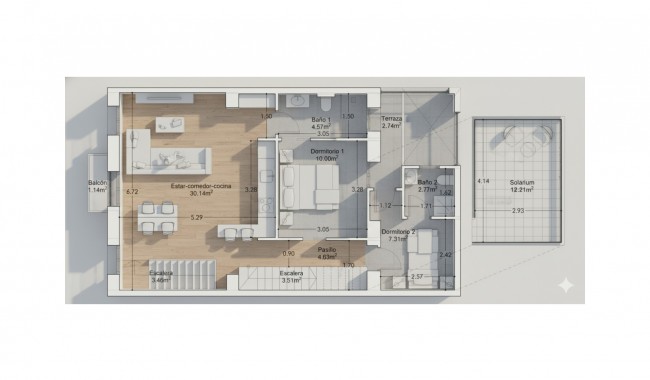 Sprzedaż - Apartament - Alicante - San Antón