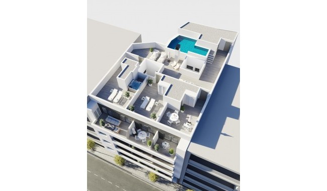 Nybyggnation - Lägenhet - Torrevieja - Centro