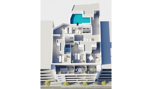 Nybyggnation - Lägenhet - Torrevieja - Centro