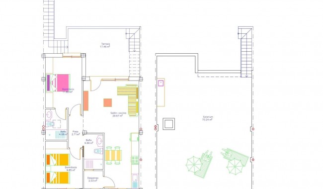 New Build - Bungalow - San Javier - pueblo