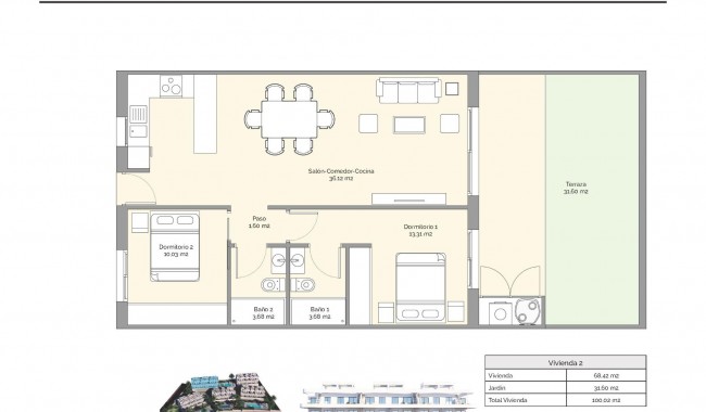 Nueva construcción  - Apartamento - Finestrat - Puig Campana Golf