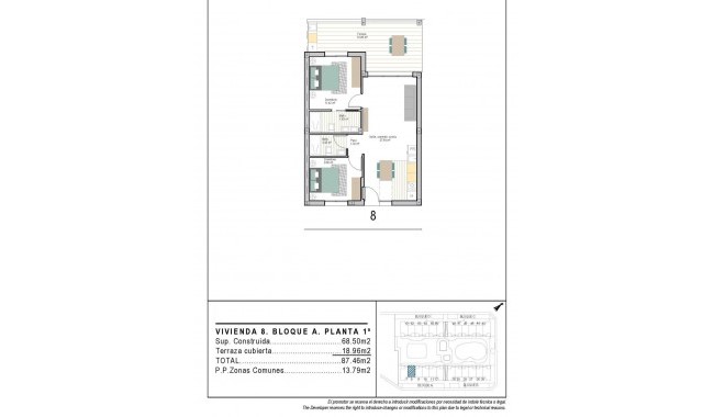 Nueva construcción  - Apartamento - Torre Pacheco - San Cayetano