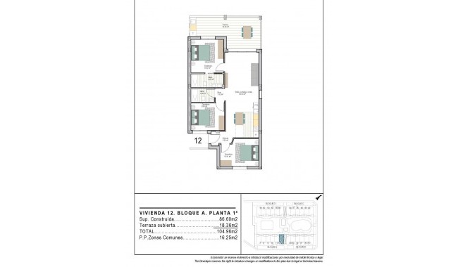 New Build - Apartment - Torre Pacheco - San Cayetano
