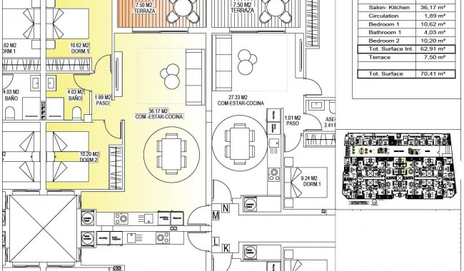 Nueva construcción  - Apartamento - San Miguel de Salinas - Pueblo