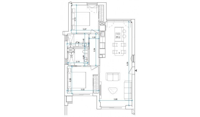 Resale - Apartment - Orihuela Costa - Las Colinas Golf Resort