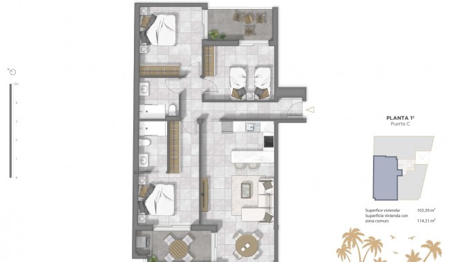 New Build - Apartment - Guardamar - Pueblo
