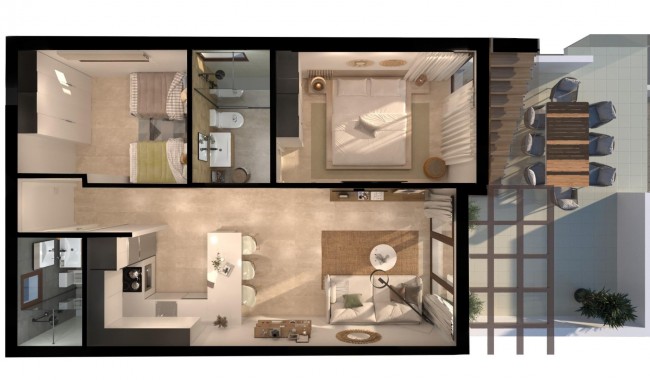 Nowa konstrukcja - Apartament - Vera - Vera playa