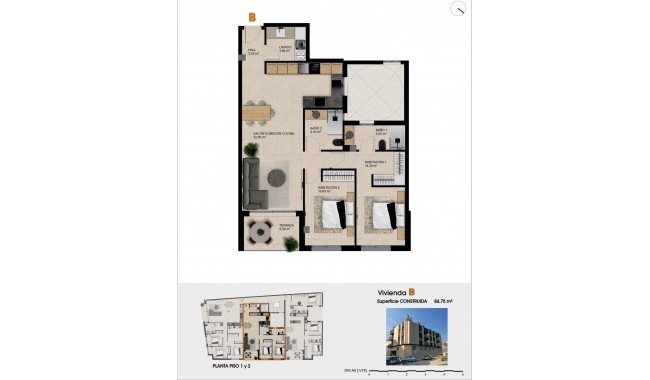 New Build - Apartment - Catral - pueblo