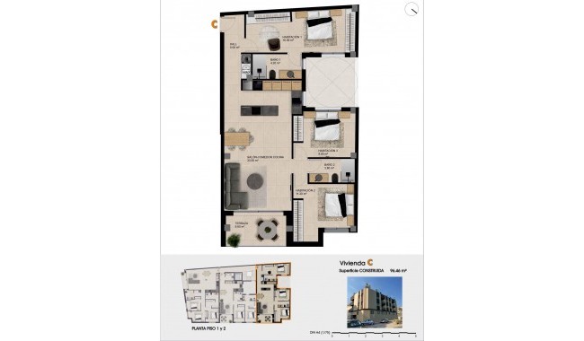 Nowa konstrukcja - Apartament - Catral - pueblo