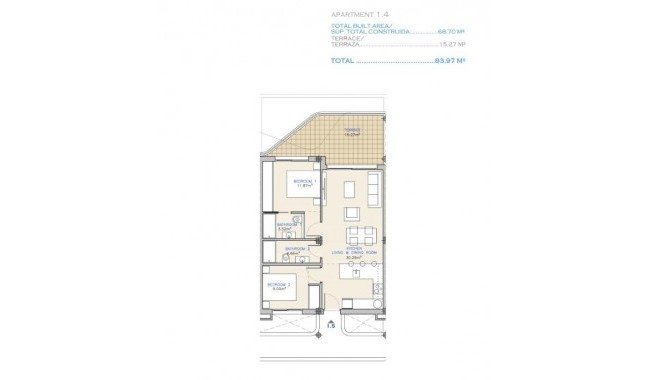 New Build - Apartment - Los Alcázares - Serena Golf