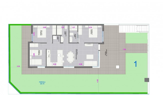 Nybyggnation - Bungalow - Pilar de La Horadada - Zona Pueblo