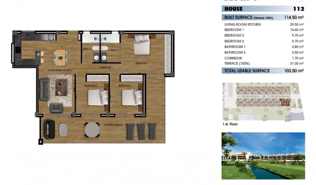 New Build - Apartment - Los Alcázares - La Serena Golf