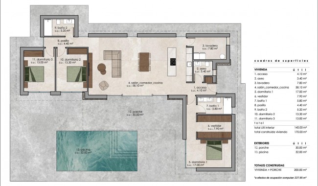 Nybygg - Villa - Pinoso - Lel