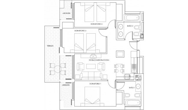 New Build - Apartment - Vera - Puerto del Rey