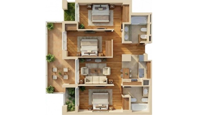 Nowa konstrukcja - Apartament - Vera - Puerto del Rey