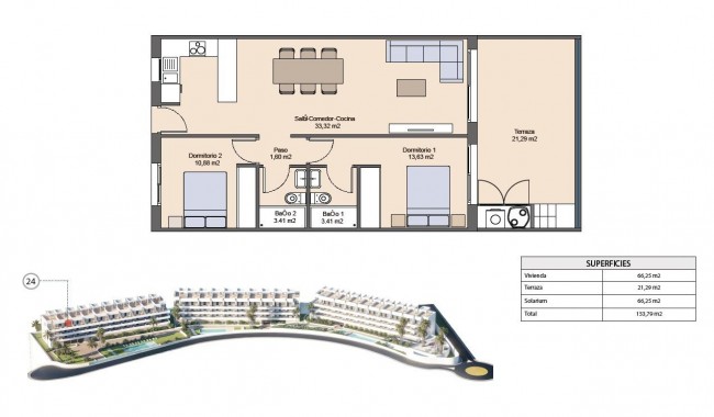 New Build - Apartment - Finestrat - Balcon de finestrat
