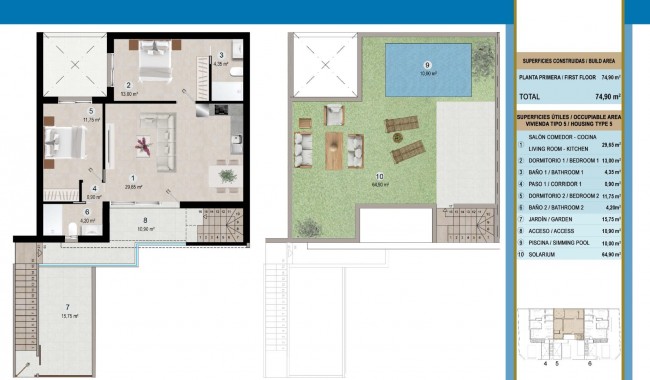 New Build - Bungalow - San Pedro del Pinatar - Lo Pagan