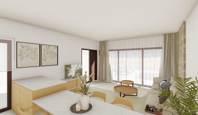 Nybygg - Quatro hus - San Javier - pueblo