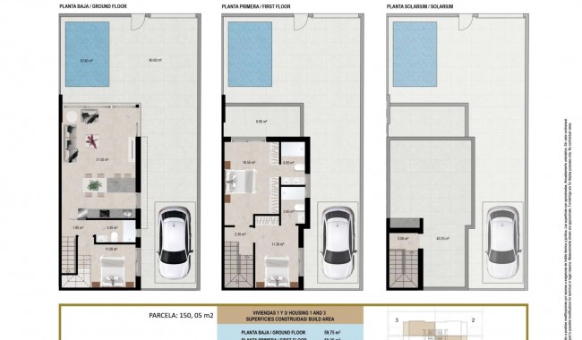 Nybygg - Quatro hus - San Javier - pueblo