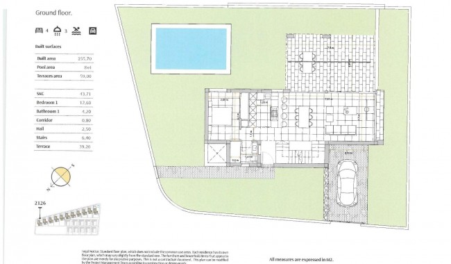 Nybygg - Villa - Algorfa - La Finca golf
