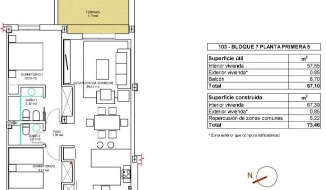 New Build - Apartment - Vera - El Playazo