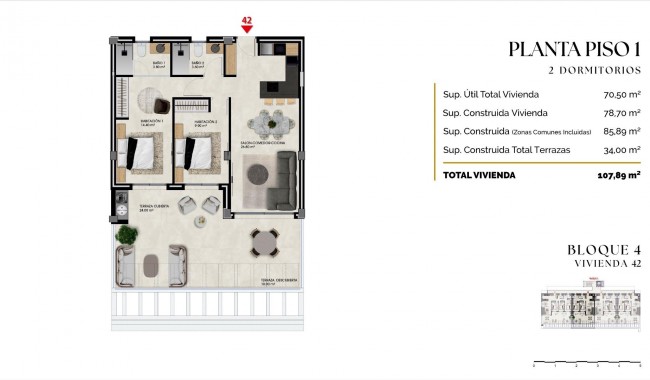 Nybygg - Leilighet - Finestrat - Balcon de finestrat