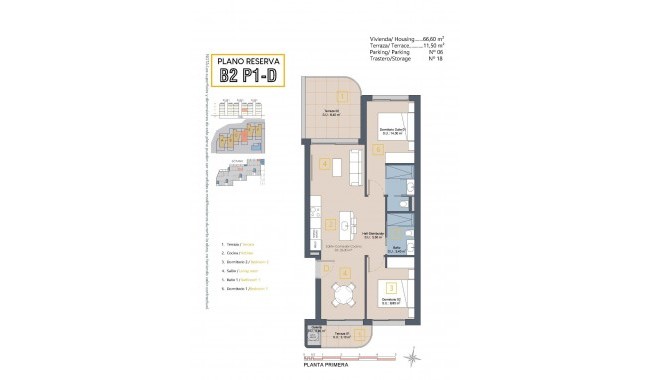 Nowa konstrukcja - Apartament - Los Alcázares - Serena Golf
