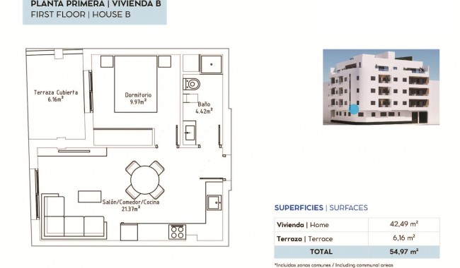 Nybyggnation - Lägenhet - Torrevieja - pueblo