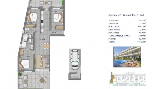 Nowa konstrukcja - Apartament - Los Alcázares - Los Narejos