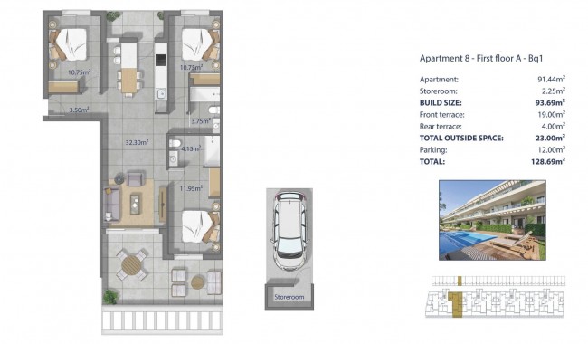 Nowa konstrukcja - Apartament - Los Alcázares - Los Narejos