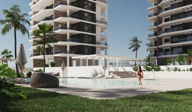 Nybyggnation - Lägenhet - Calpe - Playa Arenal