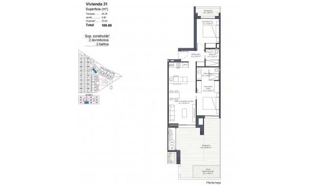 Nueva construcción  - Apartamento - Los Alcázares - Serena Golf