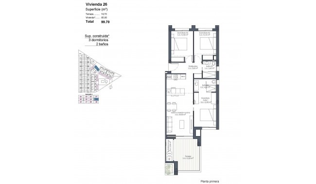 Nueva construcción  - Apartamento - Los Alcázares - Serena Golf