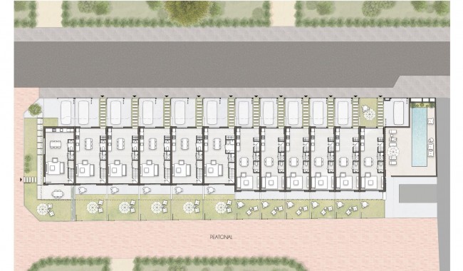 Nybygg - Rekkehus - Pilar de La Horadada - Zona Pueblo
