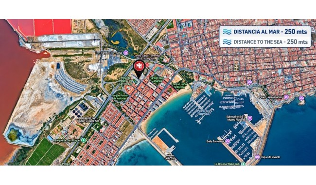 Resale - Apartment - Torrevieja - Playa de La Acequion