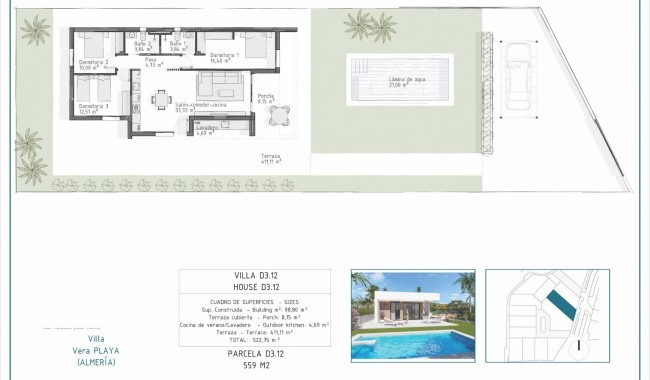 Nueva construcción  - Villa - Vera - Pueblo Salinas